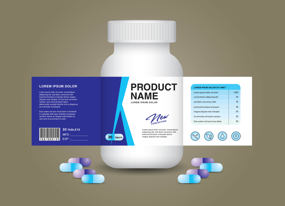 supplement bottle Packaging