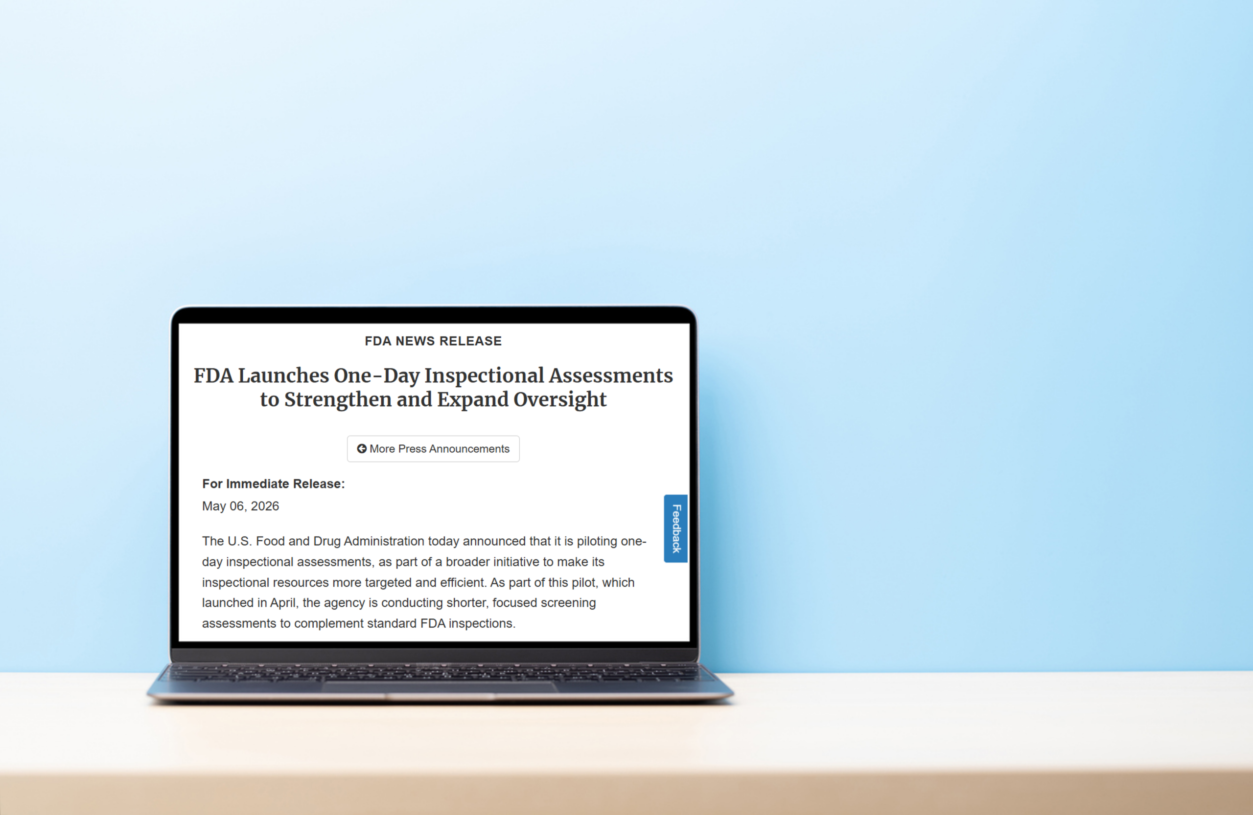 FDA Officially Launches One-Day Inspectional Assessments—What It Means for Industry