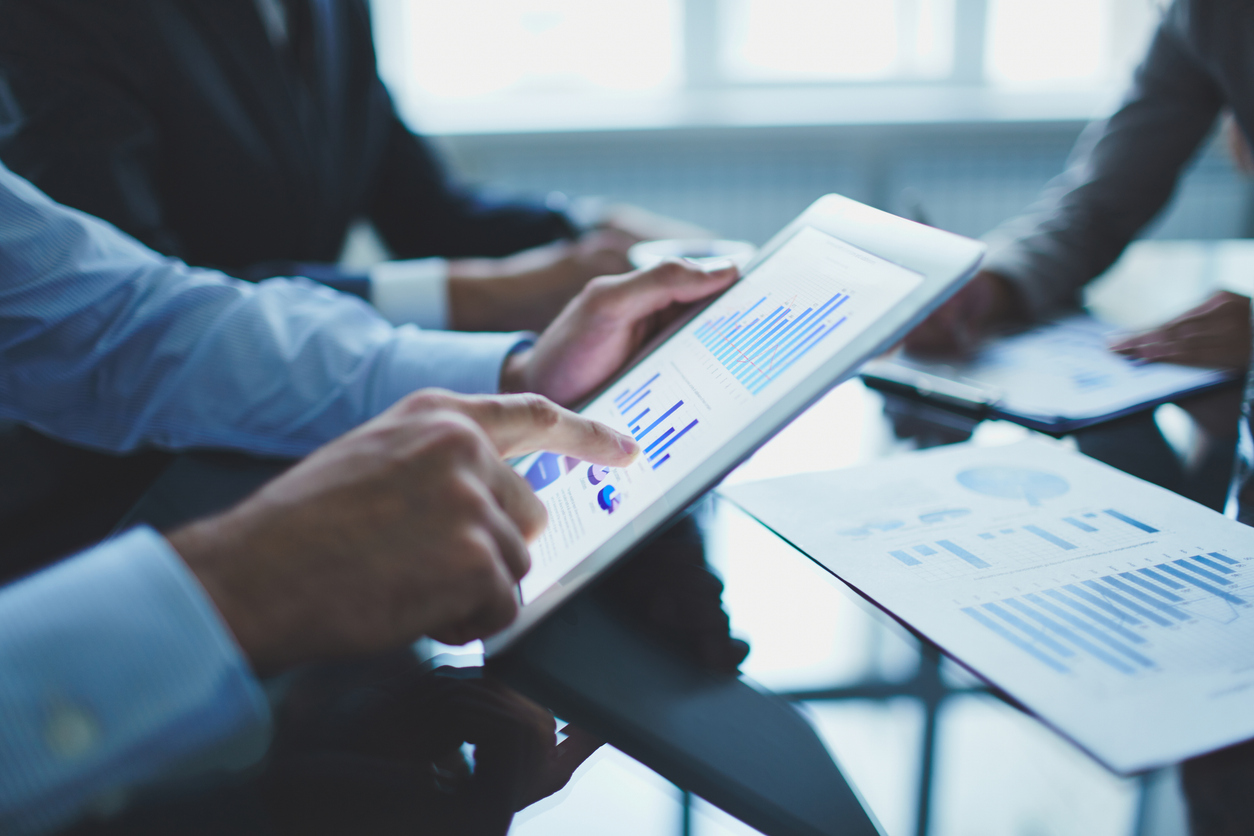 OGD Month report - image of analyzing statistics