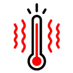 An illustrated thermometer